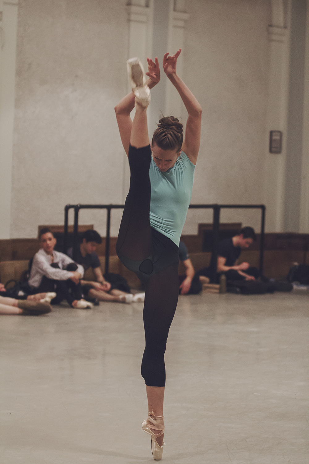 Lesley Rausch in City Center's Studio 4. Photo by Lindsay Thomas.