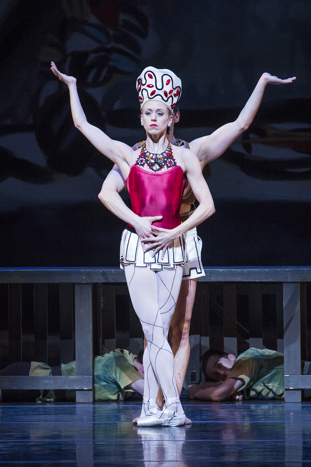 Lesley Rausch as the Siren in Balanchine's "Prodigal Son." Photo by Lindsay Thomas.