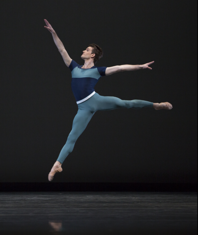 Matthew Renko in "Year of the Rabbit." Photo by Angela Sterling; choreography by Justin Peck.